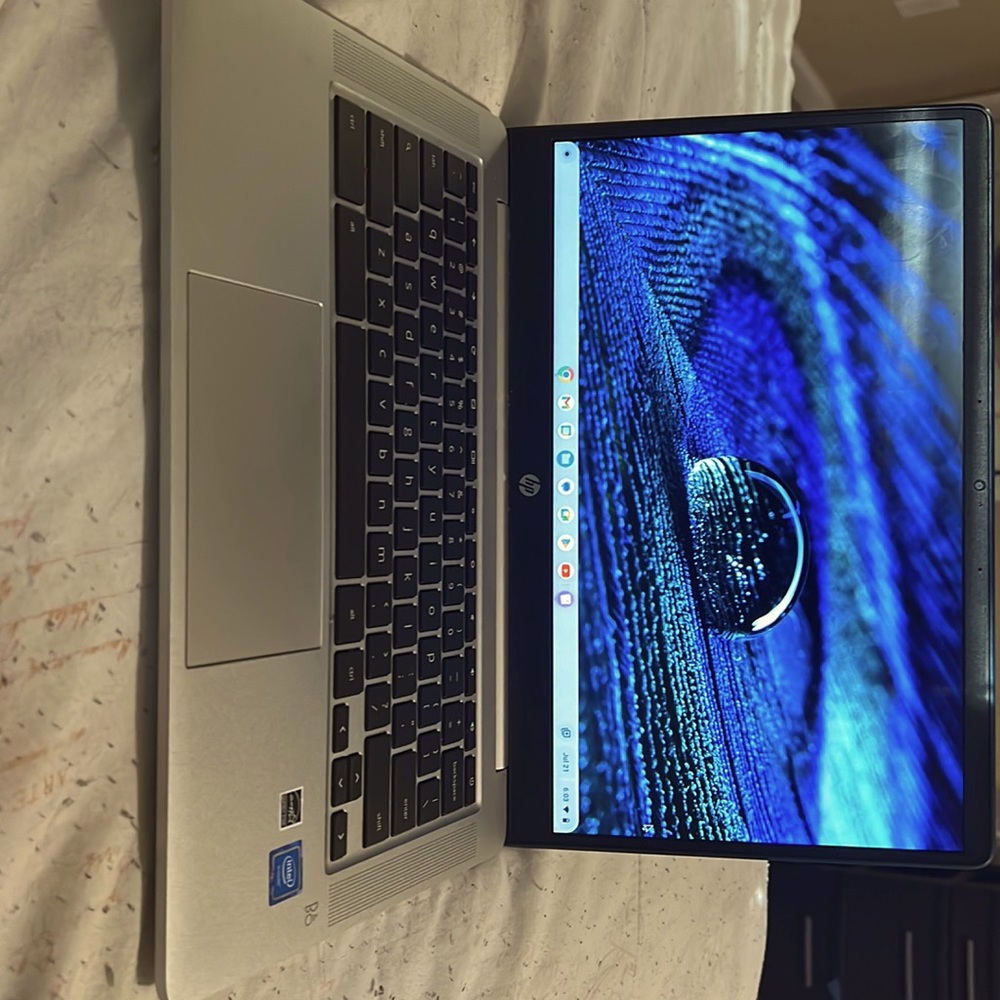 HP Chromebook 14-inch HD Laptop Notebook,forest teal